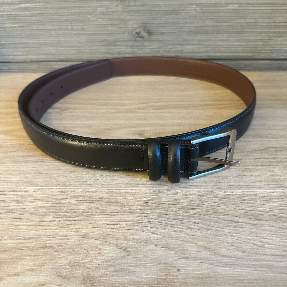 roundtree and yorke mens brown/blk belt, NEW WITH TAG, size 44, reversible color